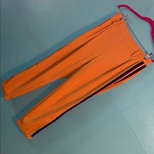 Like an angel yellow dress pants with side burgundy,black and white and pocket